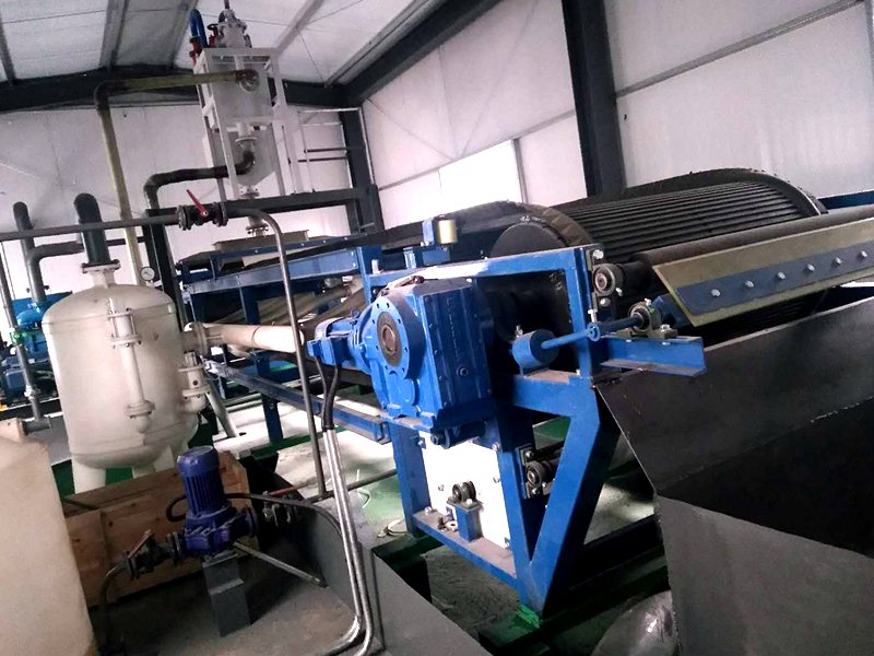 The relationship between filtration efficiency and filtration speed of belt filter machine